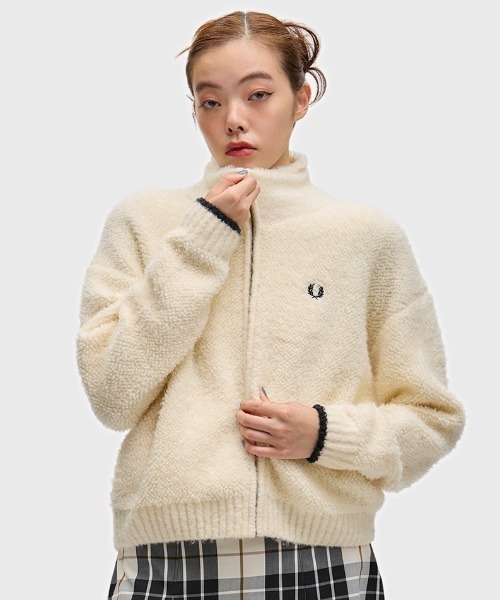 先行予約受付中】Zip-Through Textured Jumper／ジップスルー