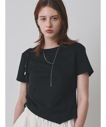 ELENDEEK | アシメヘムティーシャツ(Tシャツ/カットソー)
