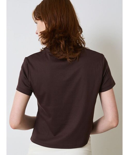 ELENDEEK（エレンディーク）の「アシメヘムティーシャツ（Tシャツ/カットソー・レディース・ブラック/オフホワイト/ピンク/ブラウン・FREE）」の17枚目の写真