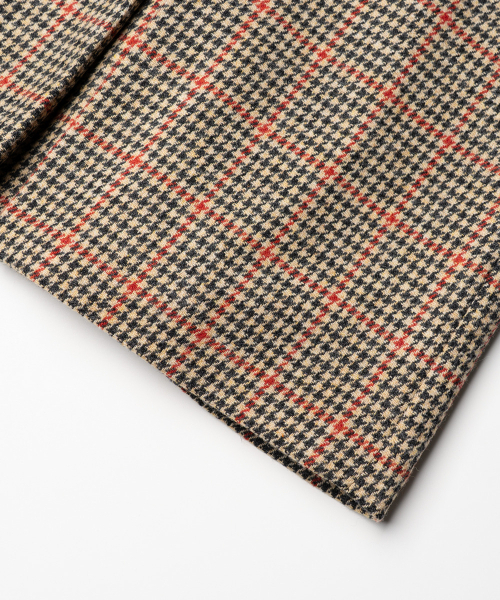 EDINBURGH CLUB(エディンバラクラブ)の「HARRIS TWEED HOUNDSTOOTH BALMACAAN COAT (BEIGE)(チェスターコート・メンズ・Beige・MEDIUM)」の9枚目の写真