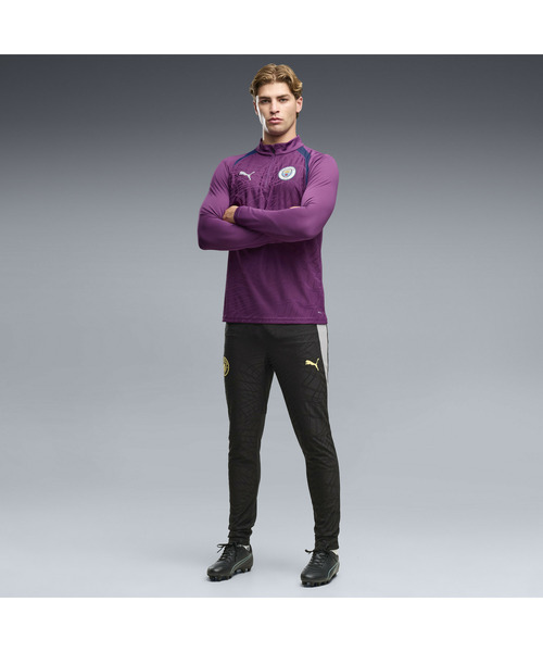 PUMA(プーマ)の「PUMA プーマ メンズ 2026-27 マンチェスターシティ FC トレーニング 1/4 ジップ(Tシャツ/カットソー・メンズ・ブルー系/プラム・MEDIUM/SMALL/LARGE/X-LARGE)」の4枚目の写真