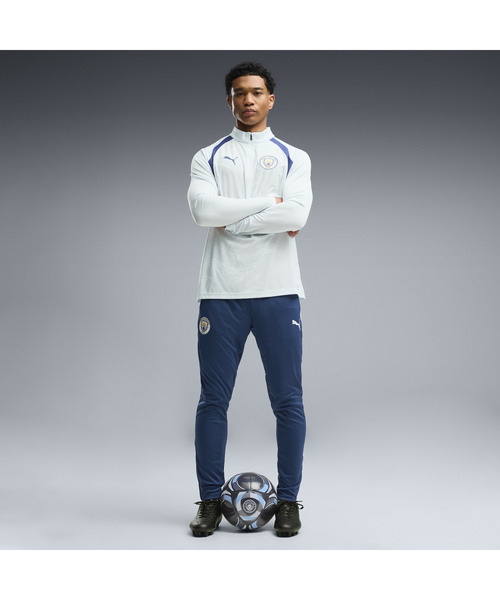 PUMA(プーマ)の「PUMA プーマ メンズ 2026-27 マンチェスターシティ FC トレーニング 1/4 ジップ(Tシャツ/カットソー・メンズ・ブルー系/プラム・MEDIUM/SMALL/LARGE/X-LARGE)」の8枚目の写真