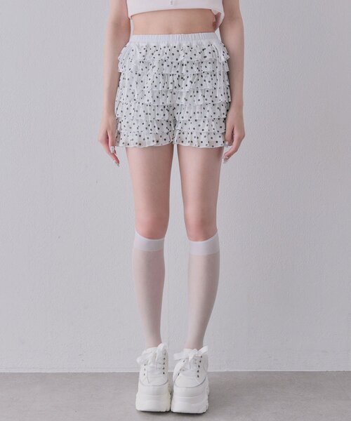 OLIVE des OLIVE(オリーブデオリーブ)の「レースリボンショートパンツ(その他パンツ・レディース・アイボリー/ドット・FREE)」の18枚目の写真