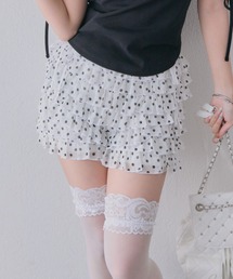 レースリボンショートパンツ