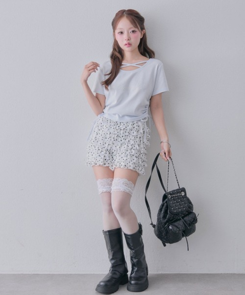OLIVE des OLIVE（オリーブデオリーブ）の「レースリボンショートパンツ（その他パンツ・レディース・アイボリー/ドット・FREE）」の11枚目の写真
