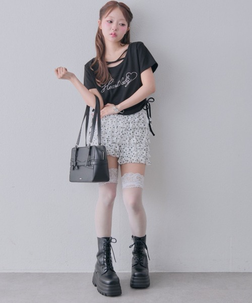 OLIVE des OLIVE（オリーブデオリーブ）の「レースリボンショートパンツ（その他パンツ・レディース・アイボリー/ドット・FREE）」の13枚目の写真