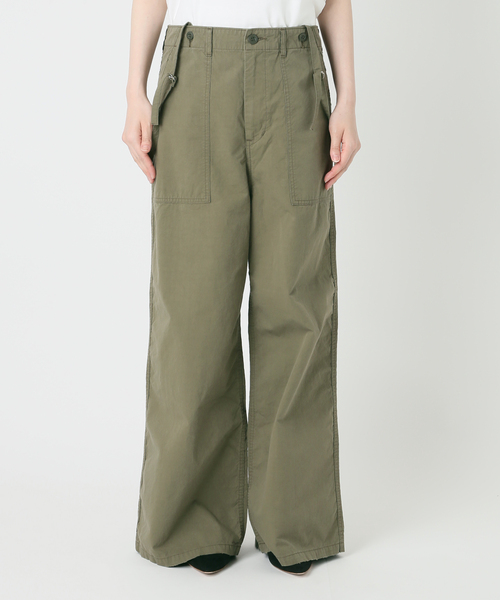 Attick by Johnbull（アティックバイジョンブル）の「【Attick by Johnbull】別注ミリタリーパンツ（カーゴパンツ・レディース・カーキ・38/36/34）」の22枚目の写真
