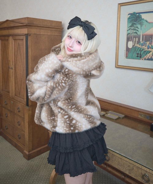 Lovilyn(ラヴィリン)の「パニエ風ティアードスカート(スカート・レディース・レッド/ブラック・MEDIUM/SMALL)」の14枚目の写真