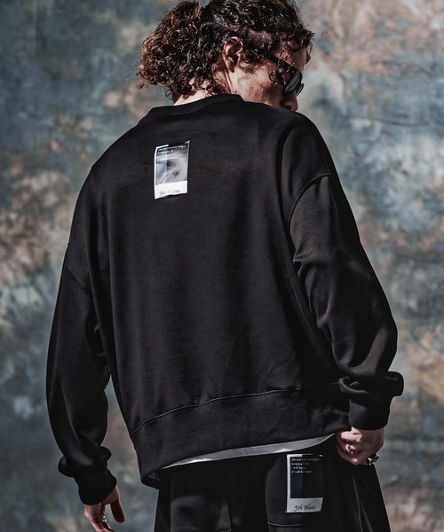 Jih Nunc(ジーヌンク)の「msw1908-TRポンチ刺繍ロゴプルオーバー(JIH-R1231)(スウェット・メンズ・ブラック/ネイビー/グレイッシュベージュ・M/L/S)」の4枚目の写真