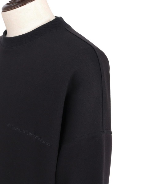 Jih Nunc(ジーヌンク)の「msw1908-TRポンチ刺繍ロゴプルオーバー(JIH-R1231)(スウェット・メンズ・ブラック/ネイビー/グレイッシュベージュ・M/L/S)」の17枚目の写真