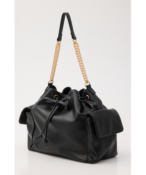 MOUSSY(マウジー)の「【26年AW新作】CHAIN SHOULDER BUCKET バッグ(ショルダーバッグ・レディース・ブラック/キャメル/カーキ・FREE)」の5枚目の写真