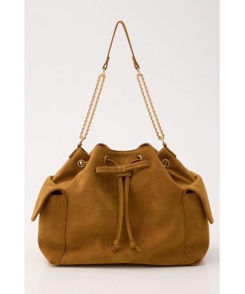 MOUSSY(マウジー)の「【26年AW新作】CHAIN SHOULDER BUCKET バッグ(ショルダーバッグ・レディース・ブラック/キャメル/カーキ・FREE)」の9枚目の写真