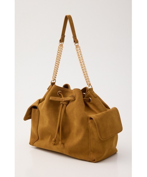MOUSSY(マウジー)の「【26年AW新作】CHAIN SHOULDER BUCKET バッグ(ショルダーバッグ・レディース・ブラック/キャメル/カーキ・FREE)」の10枚目の写真