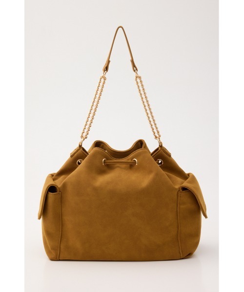 MOUSSY(マウジー)の「【26年AW新作】CHAIN SHOULDER BUCKET バッグ(ショルダーバッグ・レディース・ブラック/キャメル/カーキ・FREE)」の12枚目の写真