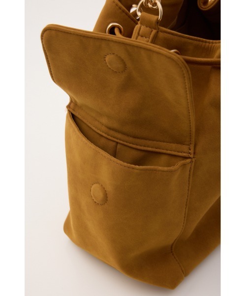 MOUSSY(マウジー)の「【26年AW新作】CHAIN SHOULDER BUCKET バッグ(ショルダーバッグ・レディース・ブラック/キャメル/カーキ・FREE)」の14枚目の写真