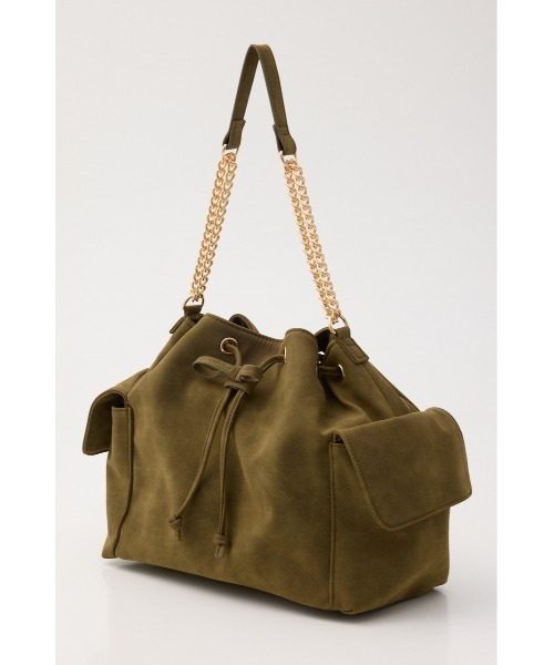 MOUSSY(マウジー)の「【26年AW新作】CHAIN SHOULDER BUCKET バッグ(ショルダーバッグ・レディース・ブラック/キャメル/カーキ・FREE)」の18枚目の写真
