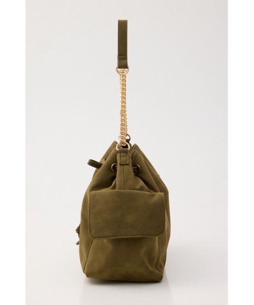 MOUSSY(マウジー)の「【26年AW新作】CHAIN SHOULDER BUCKET バッグ(ショルダーバッグ・レディース・ブラック/キャメル/カーキ・FREE)」の19枚目の写真