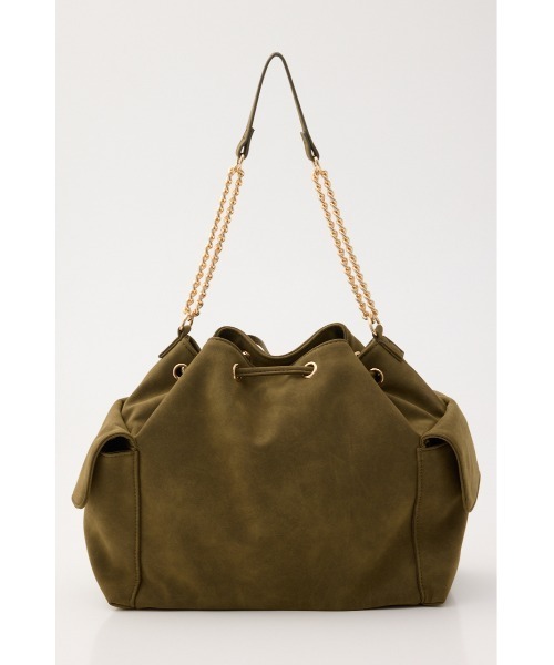 MOUSSY(マウジー)の「【26年AW新作】CHAIN SHOULDER BUCKET バッグ(ショルダーバッグ・レディース・ブラック/キャメル/カーキ・FREE)」の20枚目の写真