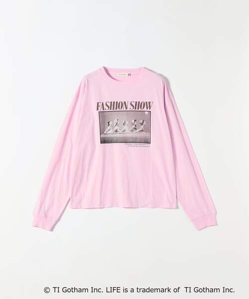 GOOD ROCK SPEED(グッドロックスピード)の「GOOD ROCK SPEED:〈洗濯機可能〉LIFE PC フォト プリント シアー ロンTEE(Tシャツ/カットソー・レディース・ピンク/ホワイト・ONE SIZE)」の21枚目の写真