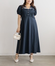 CLETTE（クレット）の「フロントボタンピンタックワンピース（ワンピース）」