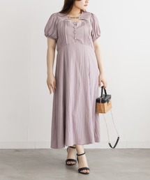 CLETTE（クレット）の「フロントボタンピンタックワンピース（ワンピース）」