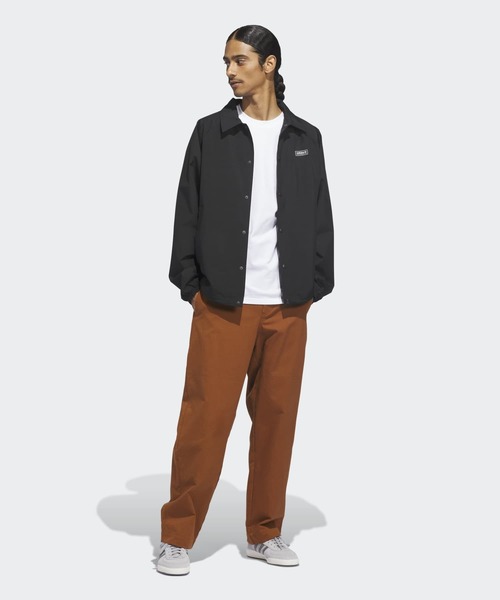 adidas（アディダス）の「スケートボーディング コーチジャケット / アディダスオリジナルス adidas Originals（ブルゾン・メンズ・ブラック・MEDIUM/SMALL/X-LARGE/LARGE/3XL/XX-LARGE/X-SMALL）」の7枚目の写真