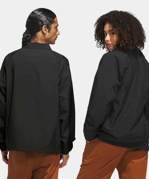 adidas（アディダス）の「スケートボーディング コーチジャケット / アディダスオリジナルス adidas Originals（ブルゾン・メンズ・ブラック・MEDIUM/SMALL/X-LARGE/LARGE/3XL/XX-LARGE/X-SMALL）」の2枚目の写真