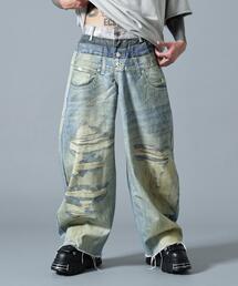 MAVYTH/メヴィス/TROMPE-I'OEIL DENIM PANT