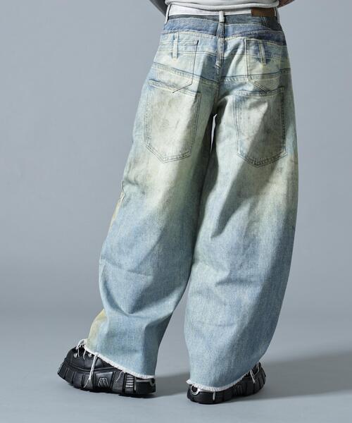 L.H.P（エルエイチピー）の「MAVYTH/メヴィス/TROMPE-I'OEIL DENIM PANT（デニムパンツ・レディース・その他4・L）」の2枚目の写真
