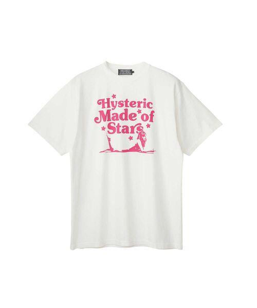 T*t様 【希少 ママタグ】HYSTERIC GLAMOUR ブルゾン　白 MADE OF STARS Tシャツ（Tシャツ/カットソー）｜HYSTERIC GLAMOUR