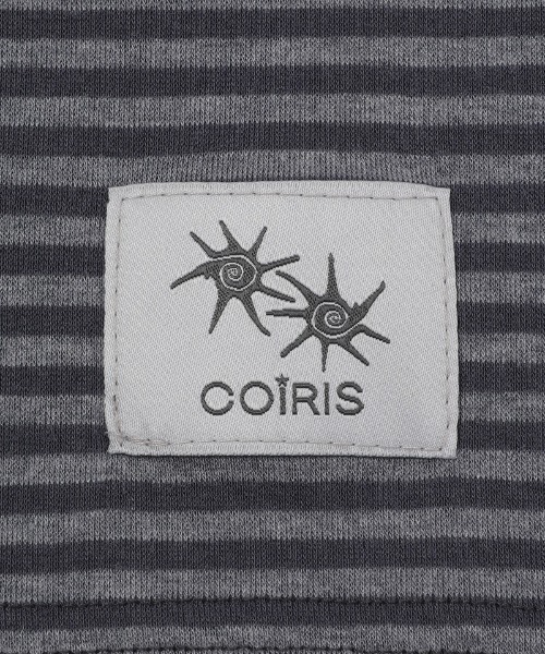 COIRIS(コイリス)の「◇COIRIS◇ブランド直輸入正規品/RAET ストラップ ストライプ 長袖 Tシャツ RAET STRAP STRIPE LONG SLEEVE T(Tシャツ/カットソー・レディース・チャコール/ブラック・FREE)」の10枚目の写真
