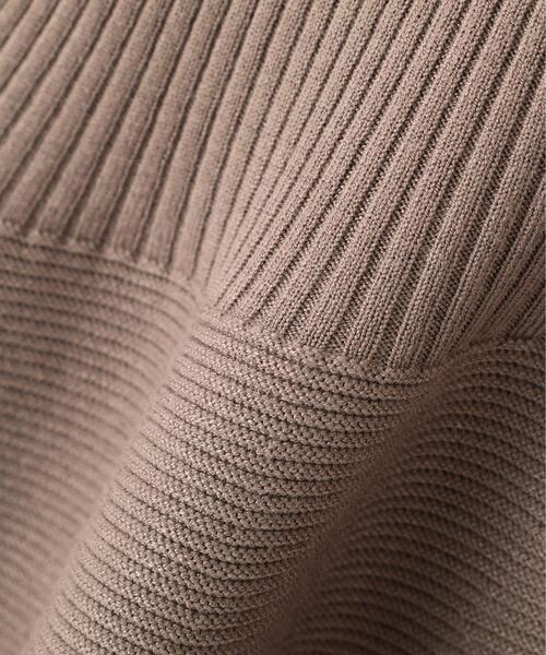 PROPORTION BODY DRESSING(プロポーションボディドレッシング)の「【加藤栞さん着用】シアー切替ペプラム / 1216270901(ニット/セーター・レディース・ホワイト系その他/ブラック/ブラウン系その他/パープル・FREE)」の10枚目の写真