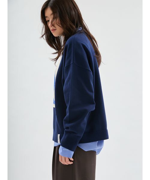 emmi(エミ)の「【Henri Matisse】インターシャニットプルオーバー(ニット/セーター・レディース・アイボリー/ネイビー/レッド・F)」の9枚目の写真