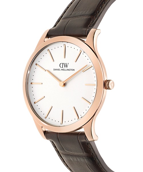 Daniel Wellington(ダニエルウェリントン)の「PATHFINDER Croc 39MM メンズ腕時計 ローズゴールド/シルバー(アナログ腕時計・メンズ・ピンクゴールド/シルバー・39)」の5枚目の写真