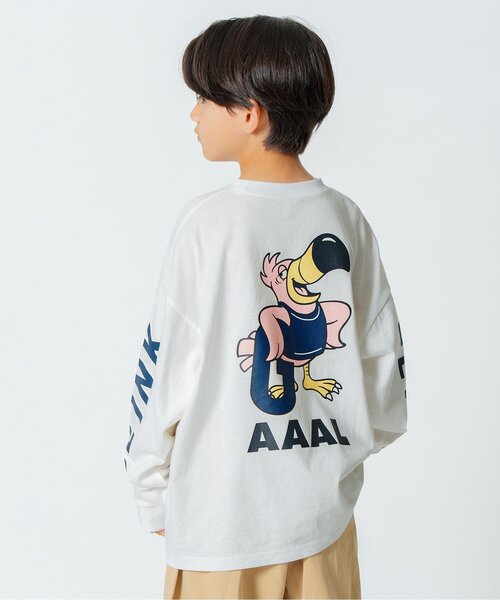 BREEZE(ブリーズ)の「【AAAL PROD】アソートグラフィック長袖Tシャツ(Tシャツ/カットソー・キッズ・ネイビー/ブラウン/イエロー/レッド/グレー/オフホワイト/ブラック/その他11・140/160/90/150/120/130/110/100)」の2枚目の写真