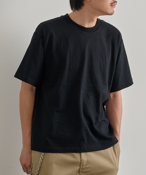 United Athle（ユナイテッドアスレ）の「【United Athle】5.6オンス ボクシー クロップド丈 半袖Tシャツ 短丈 ショート丈  5005（Tシャツ/カットソー・メンズ・ホワイト/ブラック・S/M/L/XL）」の2枚目の写真