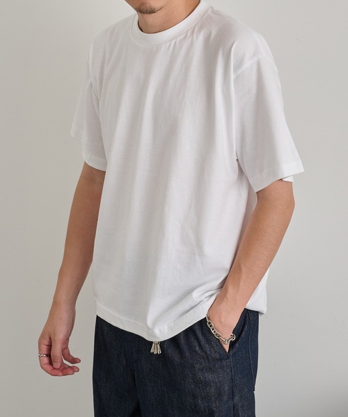 United Athle（ユナイテッドアスレ）の「【United Athle】5.6オンス ボクシー クロップド丈 半袖Tシャツ 短丈 ショート丈  5005（Tシャツ/カットソー・メンズ・ホワイト/ブラック・S/M/L/XL）」の10枚目の写真