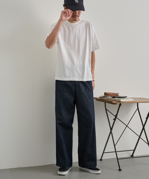 United Athle（ユナイテッドアスレ）の「【United Athle】5.6オンス ボクシー クロップド丈 半袖Tシャツ 短丈 ショート丈  5005（Tシャツ/カットソー・メンズ・ホワイト/ブラック・S/M/L/XL）」の16枚目の写真