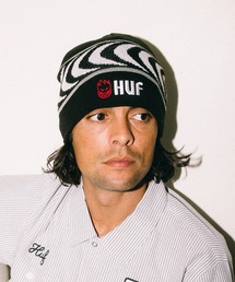 HUF（ハフ）の「huf X SPITFIRE SKULL BEANIE（ニットキャップ/ビーニー）」