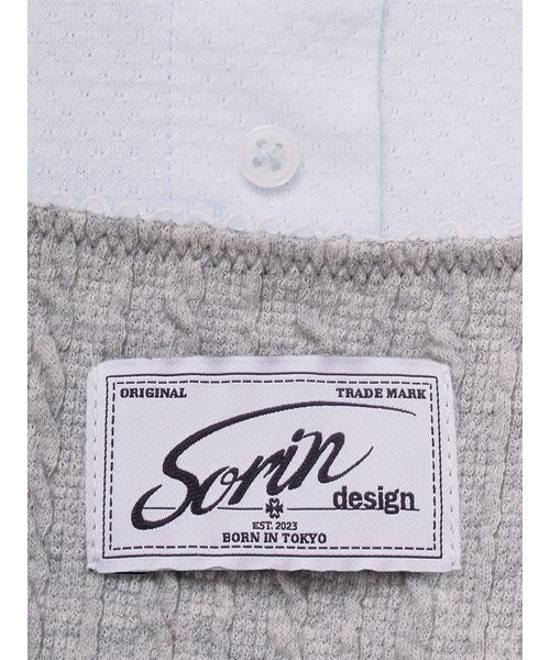SORIN(ソリン )の「Cable Layered Tank Dress/ ケーブルレイヤード タンクドレス(ワンピース・レディース・グレー/ブラック・36/38)」の7枚目の写真