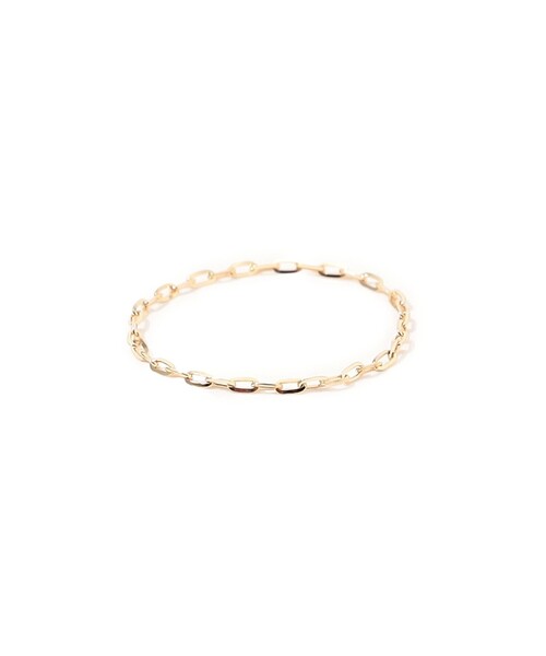 les bonbon(ルボンボン)の「les bon bon simplicitychain ring(リング・レディース・ゴールド・S)」の1枚目の写真