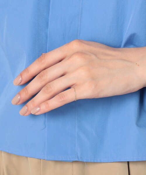 les bonbon(ルボンボン)の「les bon bon simplicitychain ring(リング・レディース・ゴールド・S)」の2枚目の写真