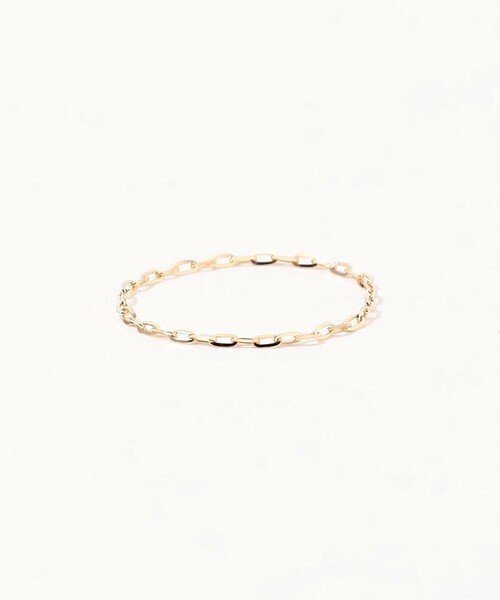 les bonbon(ルボンボン)の「les bon bon simplicitychain ring(リング・レディース・ゴールド・S)」の3枚目の写真