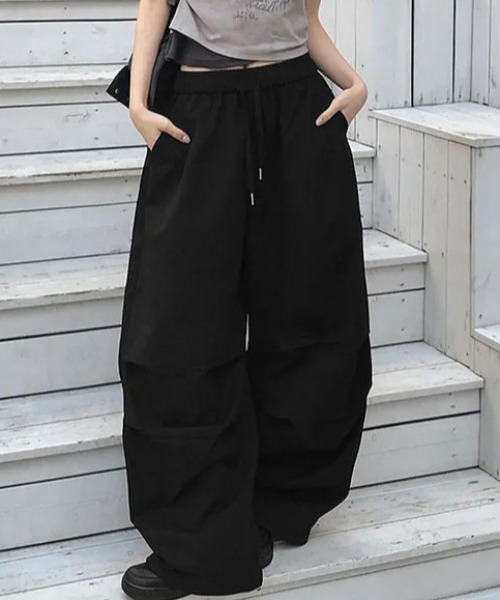 FAVORITO(ファヴォリート)の「ドローストリングワイドパンツ(その他パンツ・レディース・ベージュ/グレー/ブラック・F)」の6枚目の写真