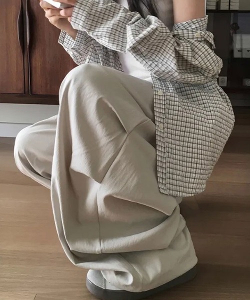 FAVORITO(ファヴォリート)の「ドローストリングワイドパンツ(その他パンツ・レディース・ベージュ/グレー/ブラック・F)」の16枚目の写真