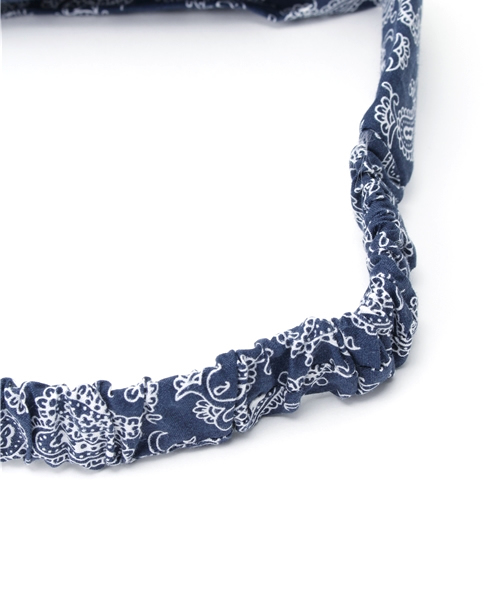 INTERPLANET WINGS(インタープラネットウィング)の「バンダナ柄ヘアーバンド(ヘアバンド・レディース・レッド/ブラック/ネイビー・FREE)」の7枚目の写真