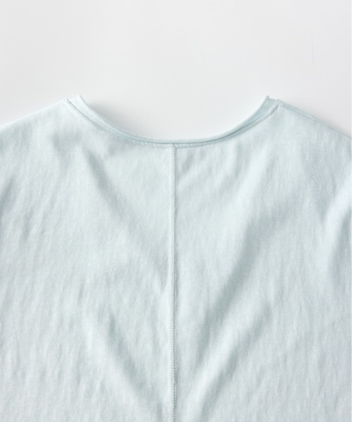 JOCOSA(ジョコサ)の「バックタック Vネック シンプルTシャツ(Tシャツ/カットソー・レディース・グレー/ブラック/ライトブルー/ピンク/ホワイト・S/M/L)」の20枚目の写真