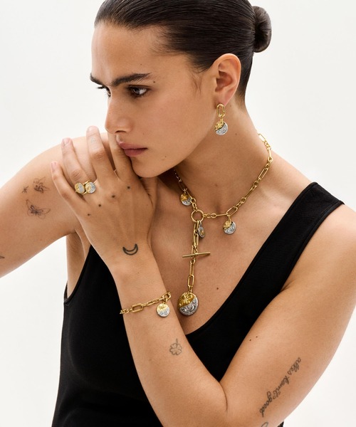 PANDORA(パンドラ)の「ペガサス リバーシブル メダリオン リング(リング・レディース・イエローゴールド・50/48/60/58/56/54/52)」の8枚目の写真