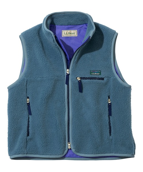 L.L.Bean(エルエルビーン)の「【JAPAN EDITION】トップシャム・ボア・フリース・ベスト(ベスト・レディース・ブラウン/ライトグレー/ライトベージュ/ブルーグリーン・MEDIUM)」の4枚目の写真