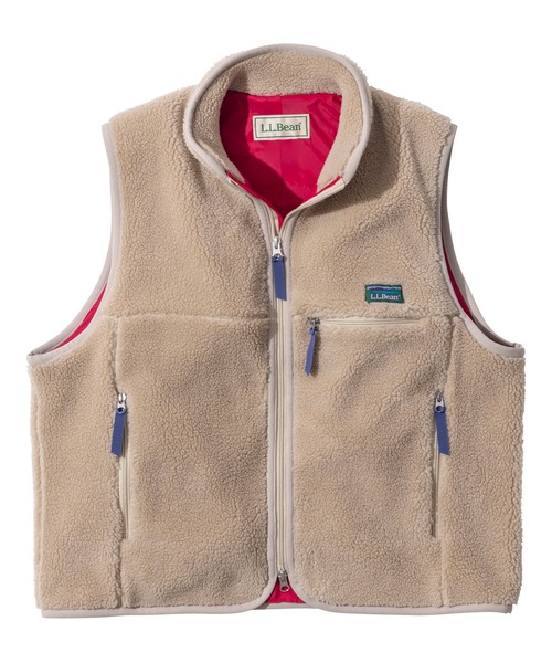 L.L.Bean(エルエルビーン)の「【JAPAN EDITION】トップシャム・ボア・フリース・ベスト(ベスト・レディース・ブラウン/ライトグレー/ライトベージュ/ブルーグリーン・MEDIUM)」の1枚目の写真